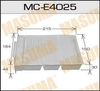 Masuma MC-E4025 Фільтр салону MCE4025: Купити в Україні - Добра ціна на EXIST.UA!