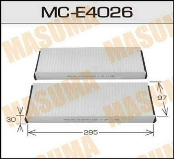 Masuma MC-E4026 Фільтр салону MCE4026: Купити в Україні - Добра ціна на EXIST.UA!