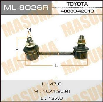 Masuma ML-9026R Стойка стабилизатора заднего ML9026R: Отличная цена - Купить в Украине на EXIST.UA! ML9026R Masuma Стойка стабилизатора заднего