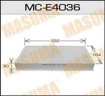 Masuma MC-E4036 Фільтр салону MCE4036: Купити в Україні - Добра ціна на EXIST.UA!