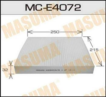 Masuma MC-E4072 Фільтр салону MCE4072: Купити в Україні - Добра ціна на EXIST.UA!