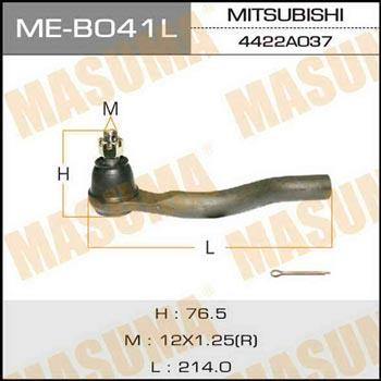Masuma ME-B041L Наконечник рульової тяги лівий MEB041L: Купити в Україні - Добра ціна на EXIST.UA!