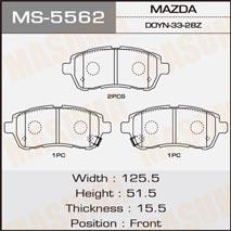 Masuma MS-5562 Колодки гальмівні барабанні, комплект MS5562: Купити в Україні - Добра ціна на EXIST.UA!