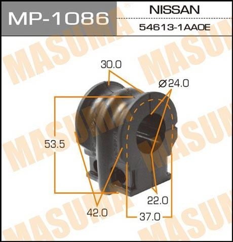 Masuma MP-1086 Втулка стабілізатора переднього MP1086: Купити в Україні - Добра ціна на EXIST.UA!