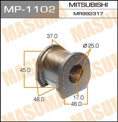 Masuma MP-1102 Втулка стабілізатора переднього MP1102: Купити в Україні - Добра ціна на EXIST.UA!