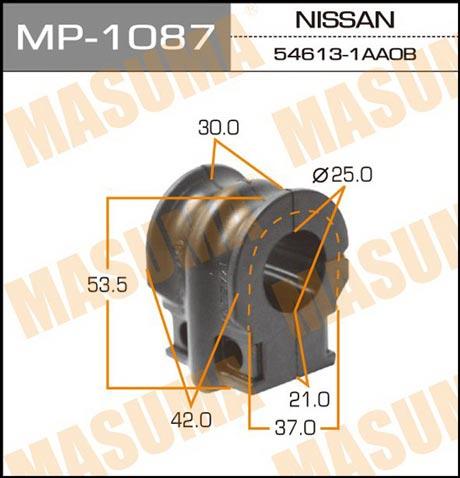 Masuma MP-1087 Втулка стабілізатора переднього MP1087: Купити в Україні - Добра ціна на EXIST.UA!