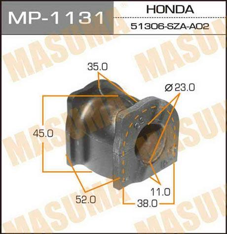 Masuma MP-1131 Втулка стабілізатора переднього MP1131: Приваблива ціна - Купити в Україні на EXIST.UA!