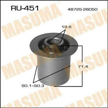Masuma RU-451 Сайлентблок заднього нижнього важеля RU451: Купити в Україні - Добра ціна на EXIST.UA!