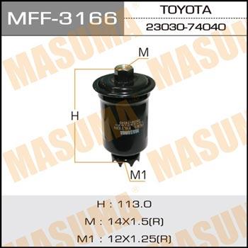 Masuma MFF-3166 Фільтр палива MFF3166: Купити в Україні - Добра ціна на EXIST.UA!