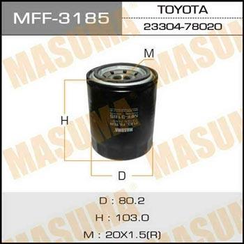 Masuma MFF-3185 Фільтр палива MFF3185: Купити в Україні - Добра ціна на EXIST.UA!