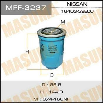 Masuma MFF-3237 Паливний фільтр MFF3237: Приваблива ціна - Купити в Україні на EXIST.UA! MFF3237 Masuma Паливний фільтр