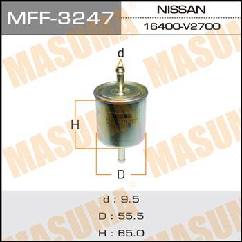 Masuma MFF-3247 Фільтр палива MFF3247: Купити в Україні - Добра ціна на EXIST.UA!