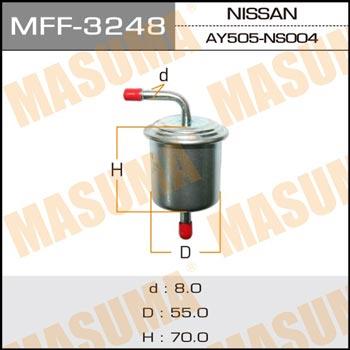 Masuma MFF-3248 Фільтр палива MFF3248: Купити в Україні - Добра ціна на EXIST.UA!