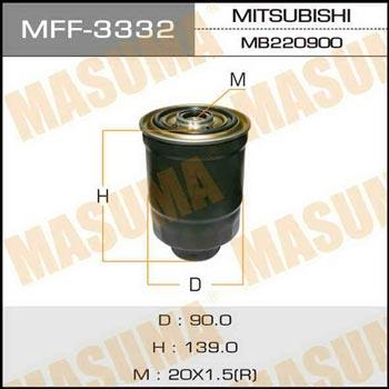 Masuma MFF-3332 Фільтр палива MFF3332: Купити в Україні - Добра ціна на EXIST.UA!