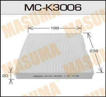 Masuma MC-K3006 Фільтр салону MCK3006: Купити в Україні - Добра ціна на EXIST.UA!