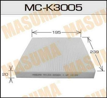 Masuma MC-K3005 Фільтр салону MCK3005: Приваблива ціна - Купити в Україні на EXIST.UA!