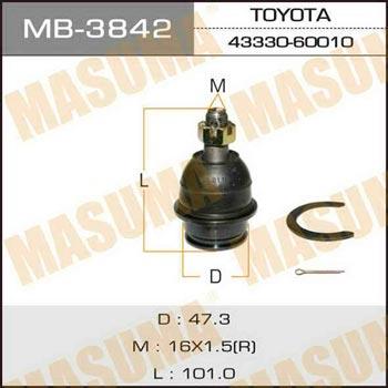 Masuma MB-3842 Опора кульова MB3842: Приваблива ціна - Купити в Україні на EXIST.UA!