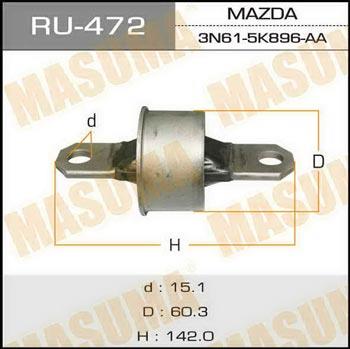 Masuma RU-472 Сайлентблок заднього поздовжнього важеля RU472: Купити в Україні - Добра ціна на EXIST.UA!