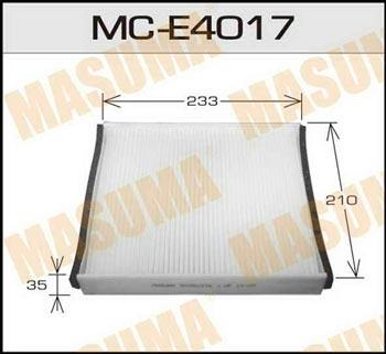 Masuma MC-E4017 Фільтр салону MCE4017: Купити в Україні - Добра ціна на EXIST.UA!