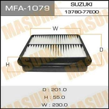 Masuma MFA-1079 Повітряний фільтр MFA1079: Купити в Україні - Добра ціна на EXIST.UA!