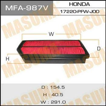 MFA987 Masuma Воздушный фильтр