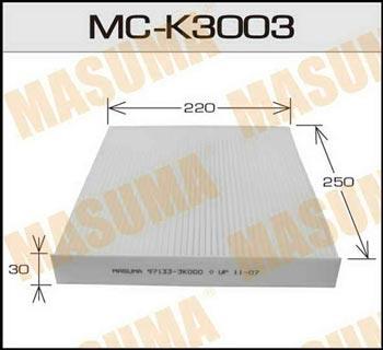 Masuma MC-K3003 Фільтр салону MCK3003: Купити в Україні - Добра ціна на EXIST.UA!
