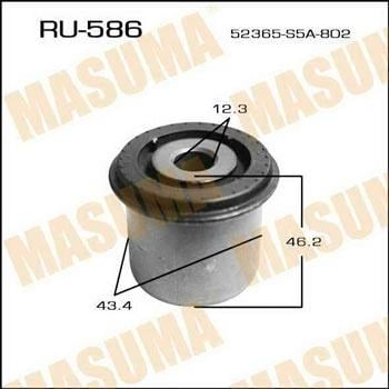 RU586 Masuma Сайлентблок задней цапфы нижний