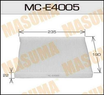 Masuma MC-E4005 Фільтр салону MCE4005: Купити в Україні - Добра ціна на EXIST.UA!