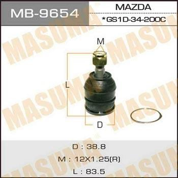 Masuma MB-9654 Опора кульова MB9654: Купити в Україні - Добра ціна на EXIST.UA!