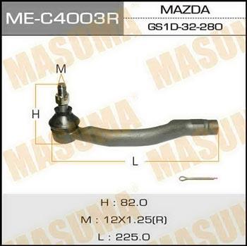 Masuma ME-C4003R Наконечник рульової тяги правий MEC4003R: Купити в Україні - Добра ціна на EXIST.UA!