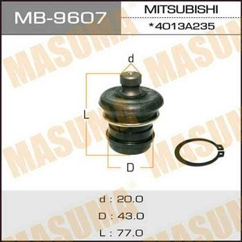 Masuma MB-9607 Опора кульова MB9607: Купити в Україні - Добра ціна на EXIST.UA!