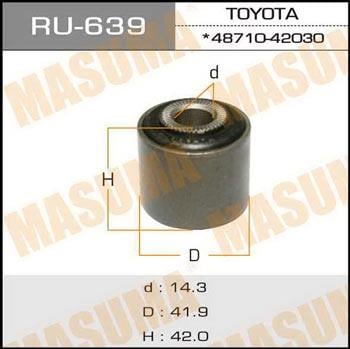 Masuma RU-639 Сайлентблок важеля RU639: Купити в Україні - Добра ціна на EXIST.UA!