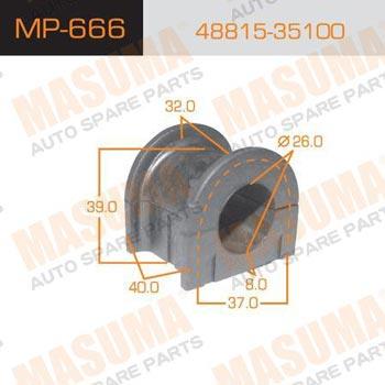 Masuma MP-666 Втулка стабілізатора переднього MP666: Купити в Україні - Добра ціна на EXIST.UA!