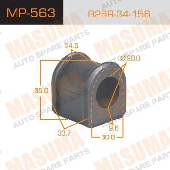 Masuma MP-563 Втулка стабілізатора переднього MP563: Приваблива ціна - Купити в Україні на EXIST.UA!