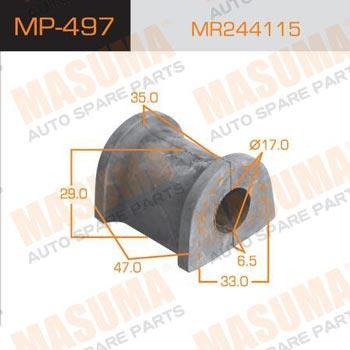 Masuma MP-497 Втулка стабілізатора переднього MP497: Купити в Україні - Добра ціна на EXIST.UA!