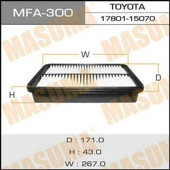 Masuma MFA-300 Повітряний фільтр MFA300: Купити в Україні - Добра ціна на EXIST.UA!