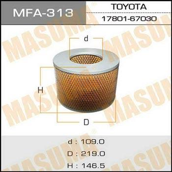 Masuma MFA-313 Повітряний фільтр MFA313: Купити в Україні - Добра ціна на EXIST.UA!