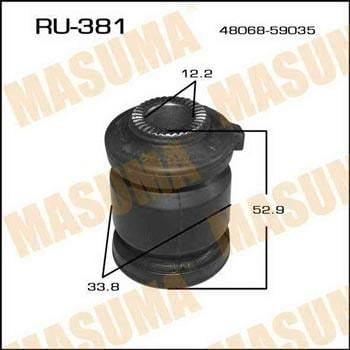 Masuma RU-381 Сайлентблок RU381: Купити в Україні - Добра ціна на EXIST.UA!