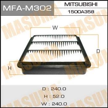 Masuma MFA-M302 Повітряний фільтр MFAM302: Купити в Україні - Добра ціна на EXIST.UA!