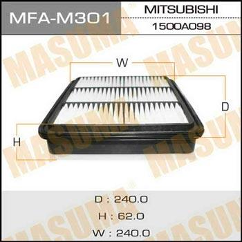 Masuma MFA-M301 Повітряний фільтр MFAM301: Купити в Україні - Добра ціна на EXIST.UA!