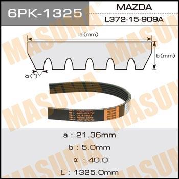 Masuma 6PK-1325 Ремінь поліклиновий 6PK1325 6PK1325: Купити в Україні - Добра ціна на EXIST.UA!