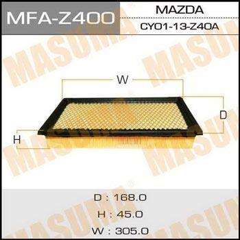 Masuma MFA-Z400 Повітряний фільтр MFAZ400: Купити в Україні - Добра ціна на EXIST.UA!