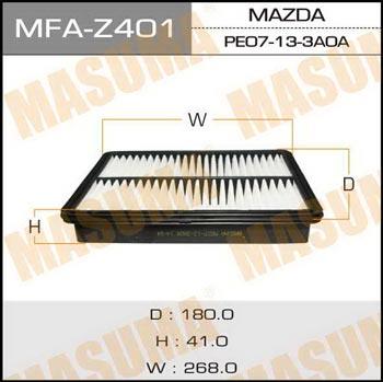 Masuma MFA-Z401 Повітряний фільтр MFAZ401: Купити в Україні - Добра ціна на EXIST.UA!