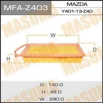 Masuma MFA-Z403 Повітряний фільтр MFAZ403: Приваблива ціна - Купити в Україні на EXIST.UA!