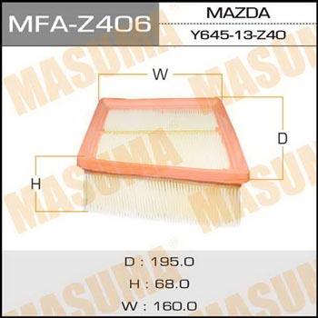 Masuma MFA-Z406 Повітряний фільтр MFAZ406: Купити в Україні - Добра ціна на EXIST.UA!