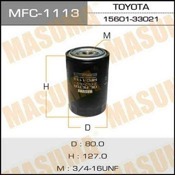 Masuma MFC-1113 Фільтр масляний MFC1113: Купити в Україні - Добра ціна на EXIST.UA!