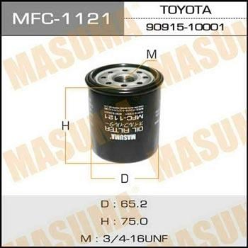 Masuma MFC-1121 Фільтр масляний MFC1121: Купити в Україні - Добра ціна на EXIST.UA!