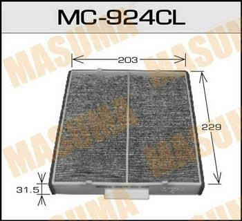 Masuma MC-924CL Фільтр салону MC924CL: Купити в Україні - Добра ціна на EXIST.UA!