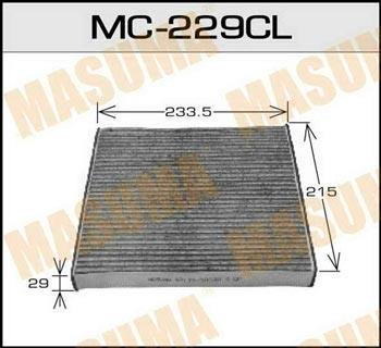 Masuma MC-229CL Фільтр салону MC229CL: Купити в Україні - Добра ціна на EXIST.UA!