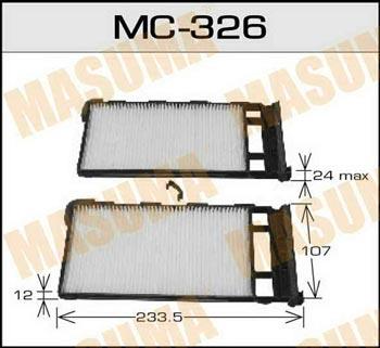 Masuma MC-326 Фільтр салону MC326: Купити в Україні - Добра ціна на EXIST.UA!